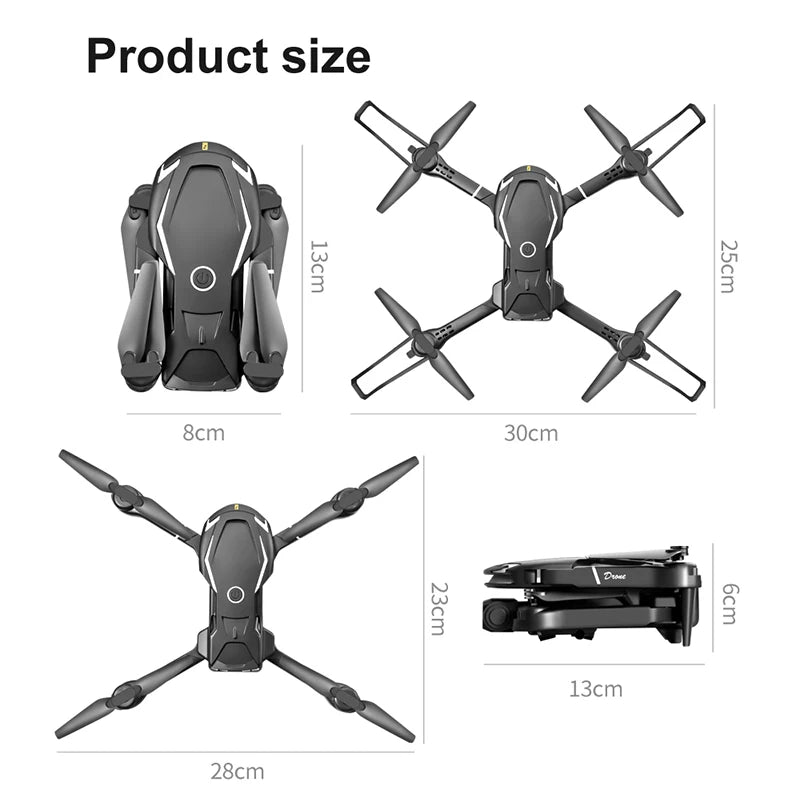 New V88 Drone 8K Professional HD Aerial Dual-Camera 5G GPS Obstacle Avoidance Drone Quadcopter Toy UAV 9000M Free Shipping Drone